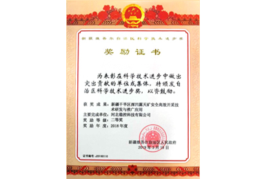 省級科技進步獎二等獎